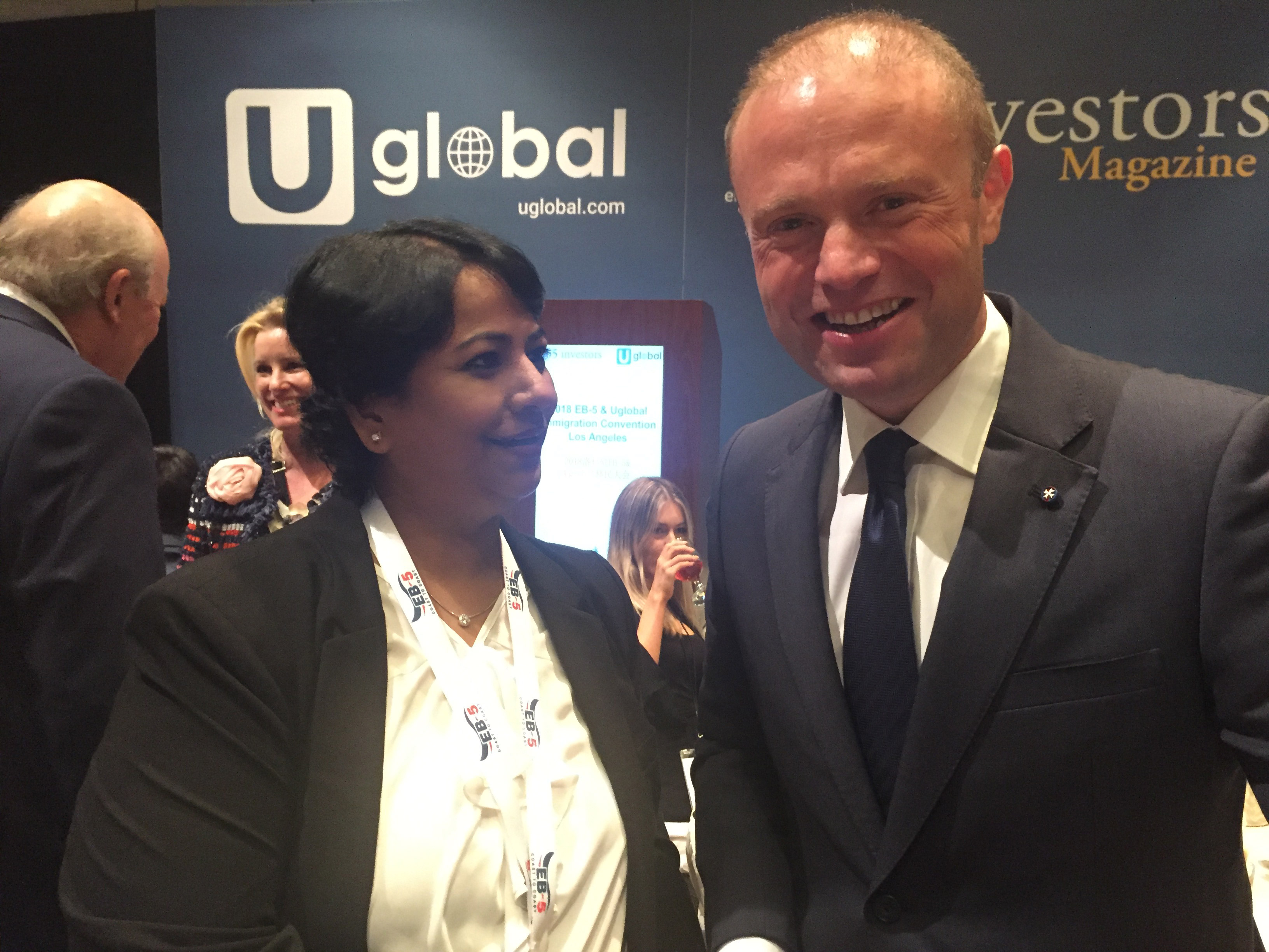 Geetanjali Naidu with Hon'ble Prime Minister of Malta